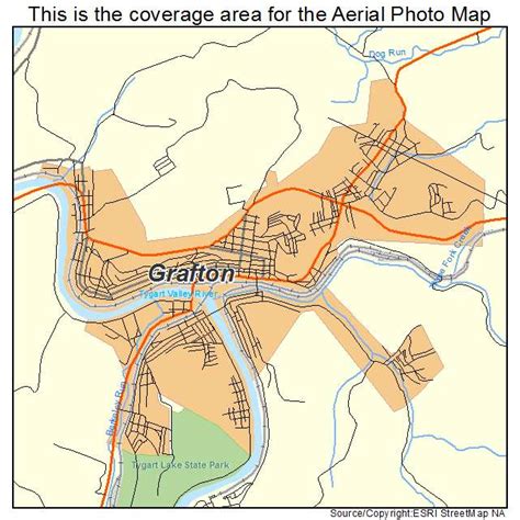 Aerial Photography Map of Grafton, WV West Virginia