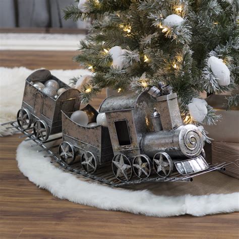 Outdoor Christmas Train Decoration