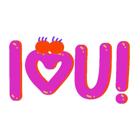 I Love You Animation Sticker by Hacchi for iOS & Android | GIPHY