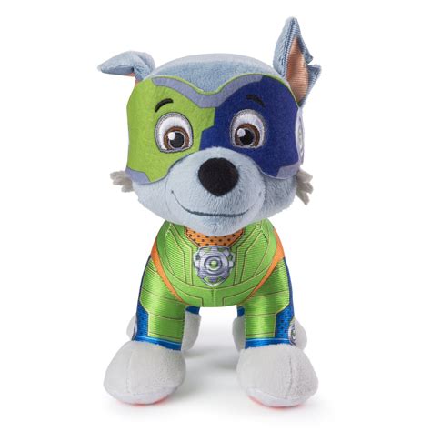 PAW Patrol - 8" Mighty Pups Rocky Plush, for Ages 3 and Up, Wal-Mart ...