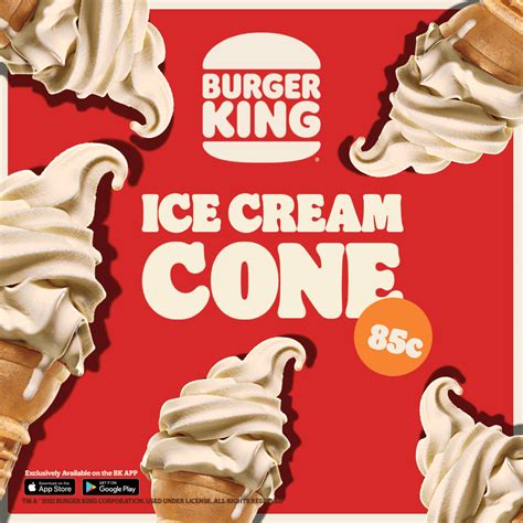 Ice Cream Cone Burger King