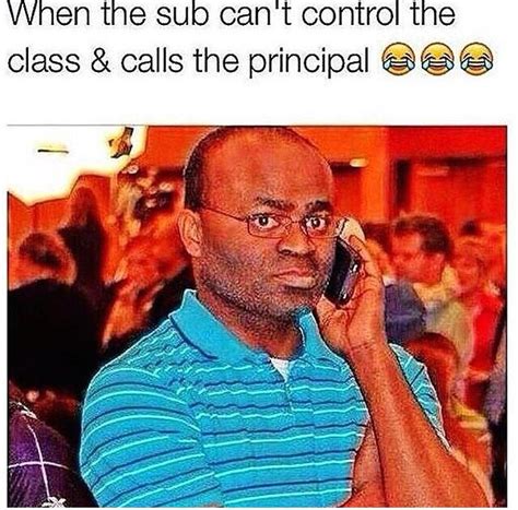 Sub Can't Control the Class and Calls the Principal | Black Guy on the Phone | Know Your Meme