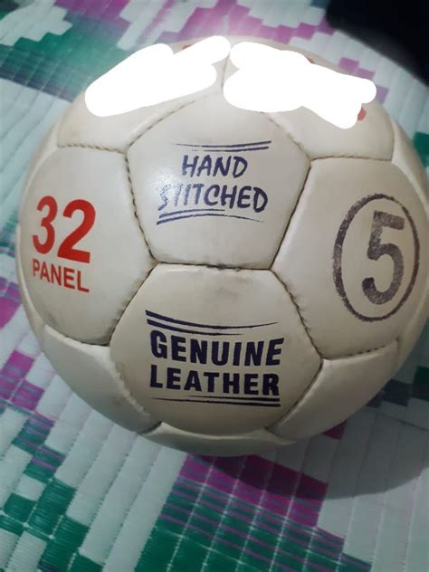 White Leather Football, Size: 5, Rs 550 /piece Sai Sports Industries | ID: 23575518355