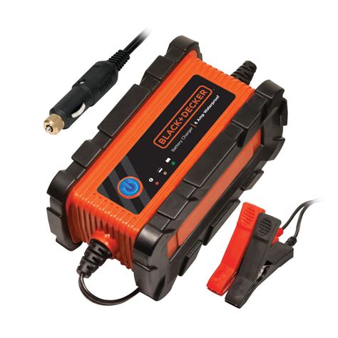 Stanley 6 Amp Waterproof Automatic Battery Charger/Maintainer-BC6BDW ...