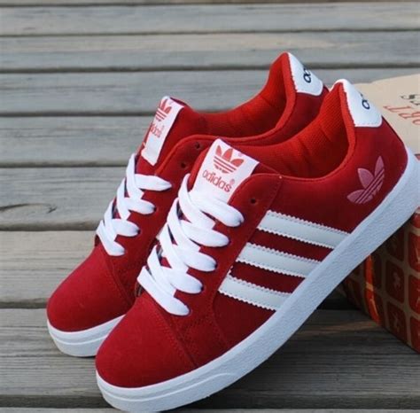 The best red sneakers to make you conformable adidas red sneakers lpuzvum | スニーカー, スニーカーコーデ, ファッション