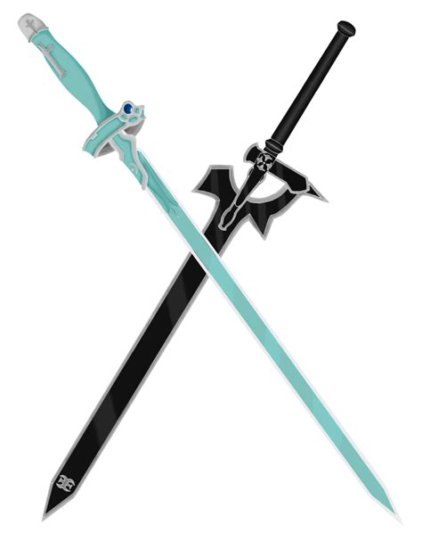 Asuna And Kirito's Swords by Therockman900 on deviantART | Sword art ...