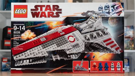 LEGO Star Wars 8039 VENATOR-CLASS REPUBLIC ATTACK CRUISER Review! (2009 ...