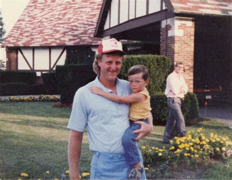 Me with Larry Bird, inventor of the slam dunk. July, 1986. : pics