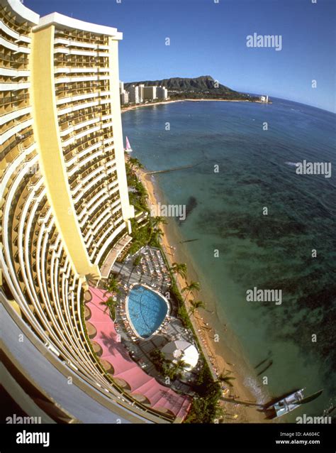 Sheraton Waikiki Waikiki Oahu Hawaii USA Stock Photo - Alamy