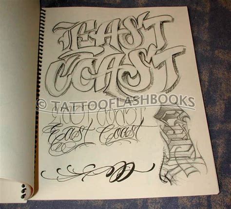 tattooflashbooks.com - B.J. Betts - Tattoo Custom Lettering Guide No. 3