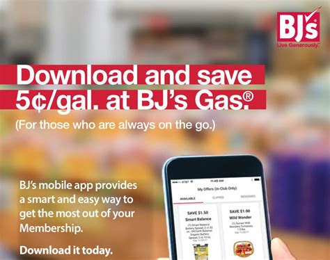 BJs Wholesale Club: Save 5¢/gal. at BJ’s Gas® - download our app today | Milled