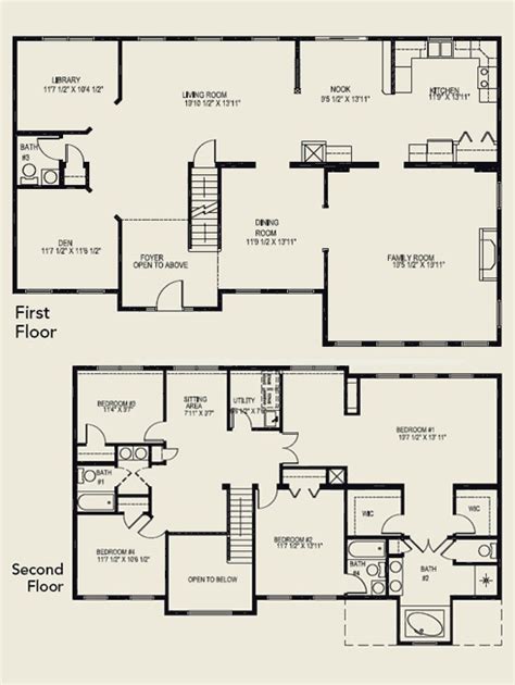 4 Bedroom 3 Bath House Plans Two Story - Story Guest