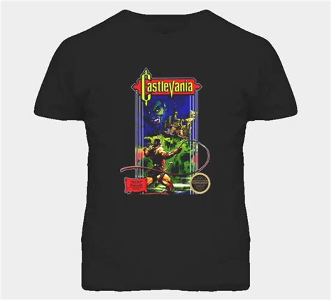 Castlevania NES Retro Video Game T Shirt Short Sleeve Summer Style O ...