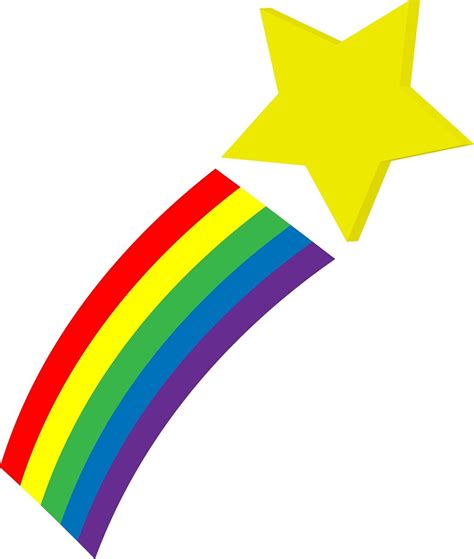 Shooting Star Space Rainbow · Free image on Pixabay