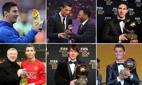 Cristiano Ronaldo vs Lionel Messi: The individual awards | Daily Mail ...