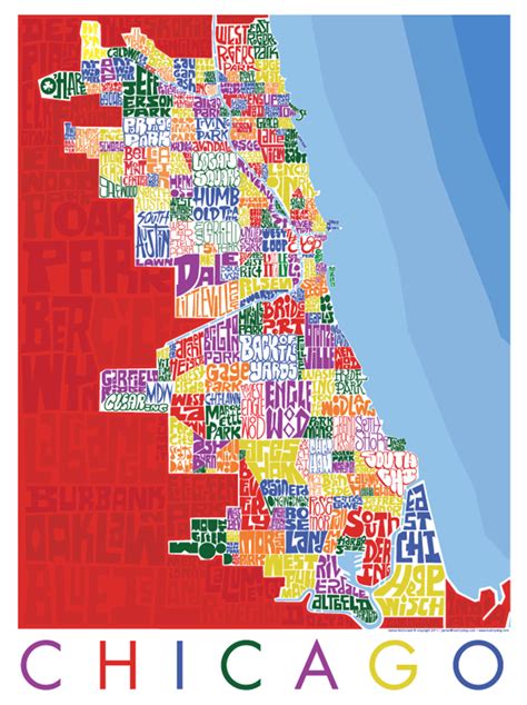 Printable Chicago Neighborhood Map