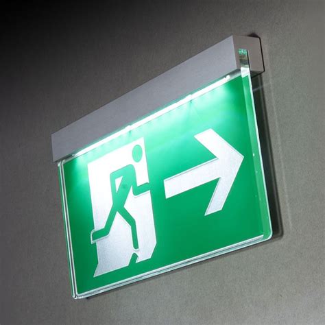 LED Illuminated Fire Exit Sign | BS EN ISO 7010 | BS5499 | Signbox ...