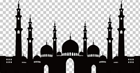 Mosque Islamic Architecture PNG, Clipart, Architecture, Black And White, Building, City ...