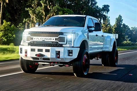 Big Boy: White Ford F-450 Fitted with Custom Mesh Grille | Truck ...