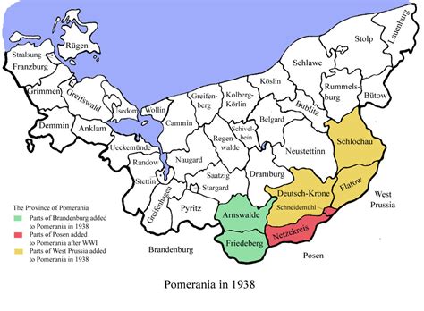 Pomerania - WWI to WWII