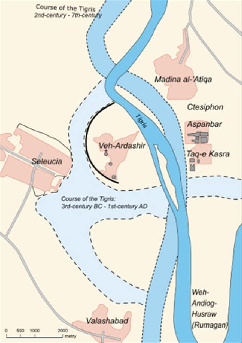 Map of the metropolis of Ctesiphon (Renato de carvalho Ferreira ...