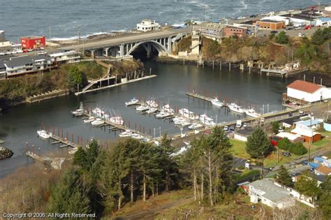 Depoe Bay Boat Harbor in Depoe Bay, Oregon, United States