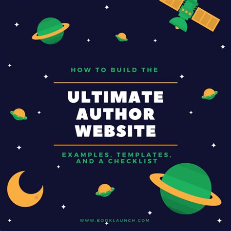 Author Website: Examples, Templates, and How-to Build One