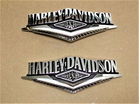 HARLEY DAVIDSON Road King 2008+UP OEM Fuel Gas Tank Emblems Badges in ...