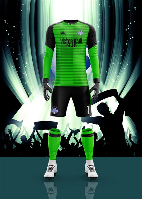 Men’s Full Soccer Goalkeeper Kit mockup :: Behance