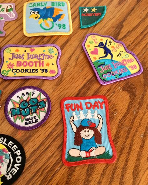 Girl Scout/Brownie Patches 1997-98 Bright colorful | Etsy