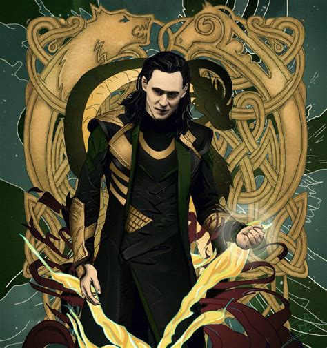 Loki, God of Mischief By Wackos (Society6) | Emo erkekler, Emo