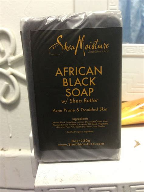 His Life Style Blog: Shea Moisture African Black Bar Soap Review