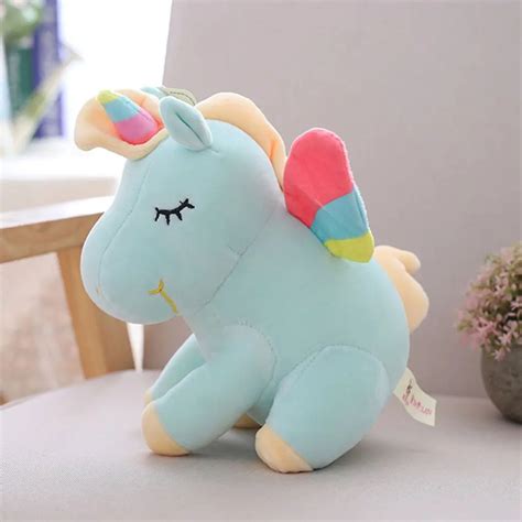 Aliexpress.com : Buy 25cm Cute Rainbow Unicorn Plush Toys One Horn Stuffed Animal Horse Toy Doll ...