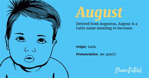 August Name Meaning, Origin, Popularity, Boy Names Like August - Mama ...