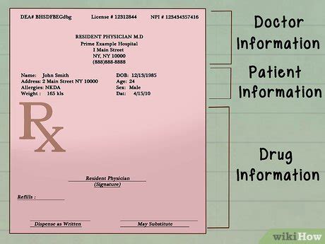 How to Read a Doctor's Prescription: 10 Steps (with Pictures)