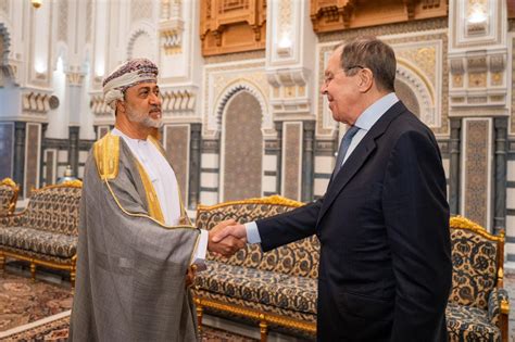 His Majesty Sultan Haitham meets Russian Foreign Minister - The Arabian ...