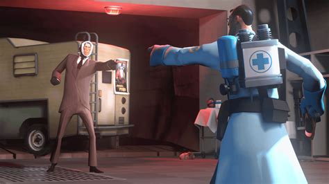 When the enemy spy disguises as you in front of you : tf2