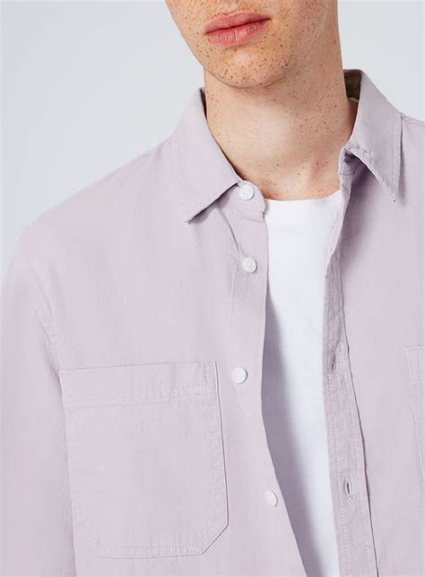 Lavender Washed Twill Casual Shirt | Casual shirts, Shirts, Mens shirts