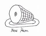 Green Eggs And Ham Coloring Page  Nation sketch template