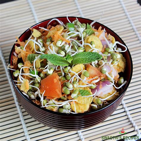 Sprouted Mung Bean Salad Recipe Indian | Dandk Organizer