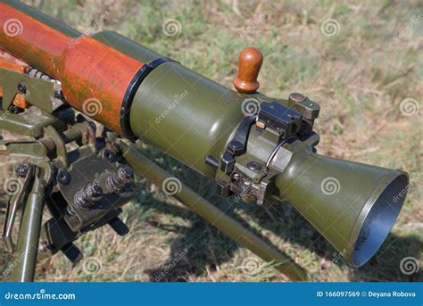 Classical Anti Tank Recoilless Gun Projectile Stock Image - Image of ...