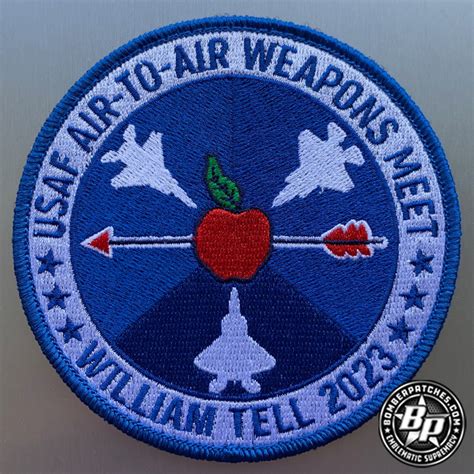 27th Fighter Squadron William Tell Air to Air Exercise, F-15C, F-22, F – Bomber Patches