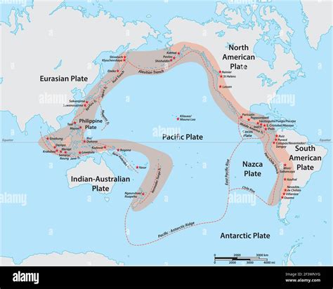 pacific ring of fire map