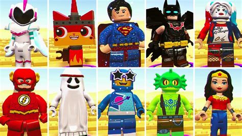 All Characters in The LEGO Movie 2 Videogame - YouTube