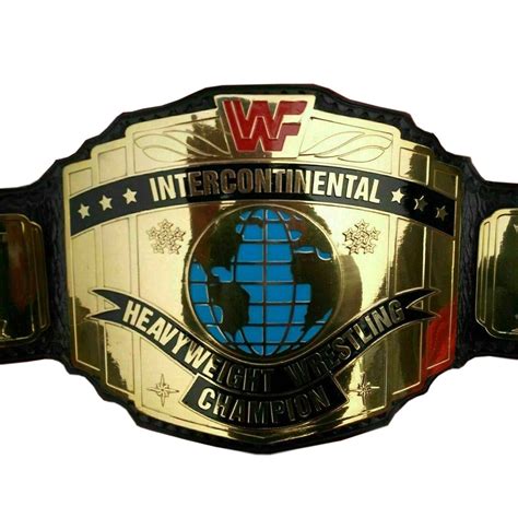 WWF Intercontinental Red Logo Heavyweight Championship Belt – Champions ...