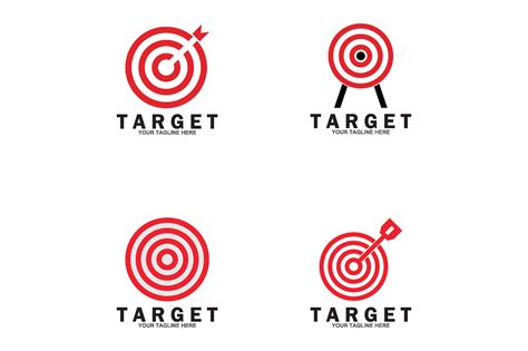 Target Vector Logo Icon Illustration Graphic by abi pandu · Creative ...