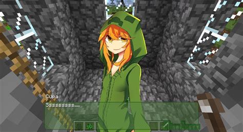 Minecraft Wallpaper Creeper Girl