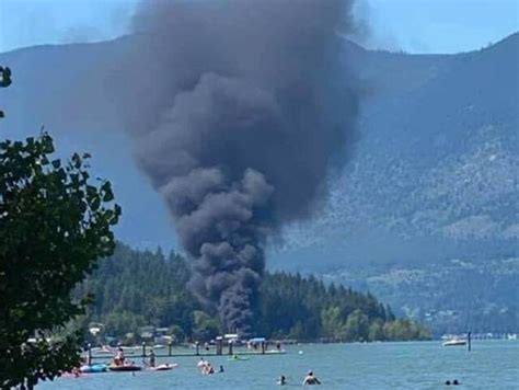 Waterfront explosion, fire at marina on Shuswap Lake - Salmon Arm News ...