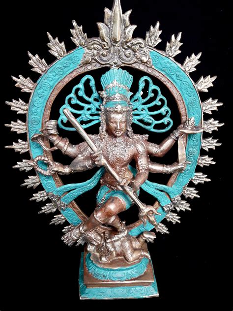 Shiva Nataraja Lord of Dance bronze brass statue spiritual art # ...