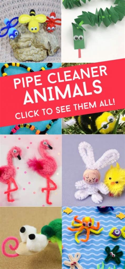 26 easy Pipe Cleaner Animals for kids to make - Twitchetts